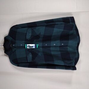 NWT Freedom Foundry Men's Plaid Fleece Jackets Plush Sherpa Lined Jacket Shirt